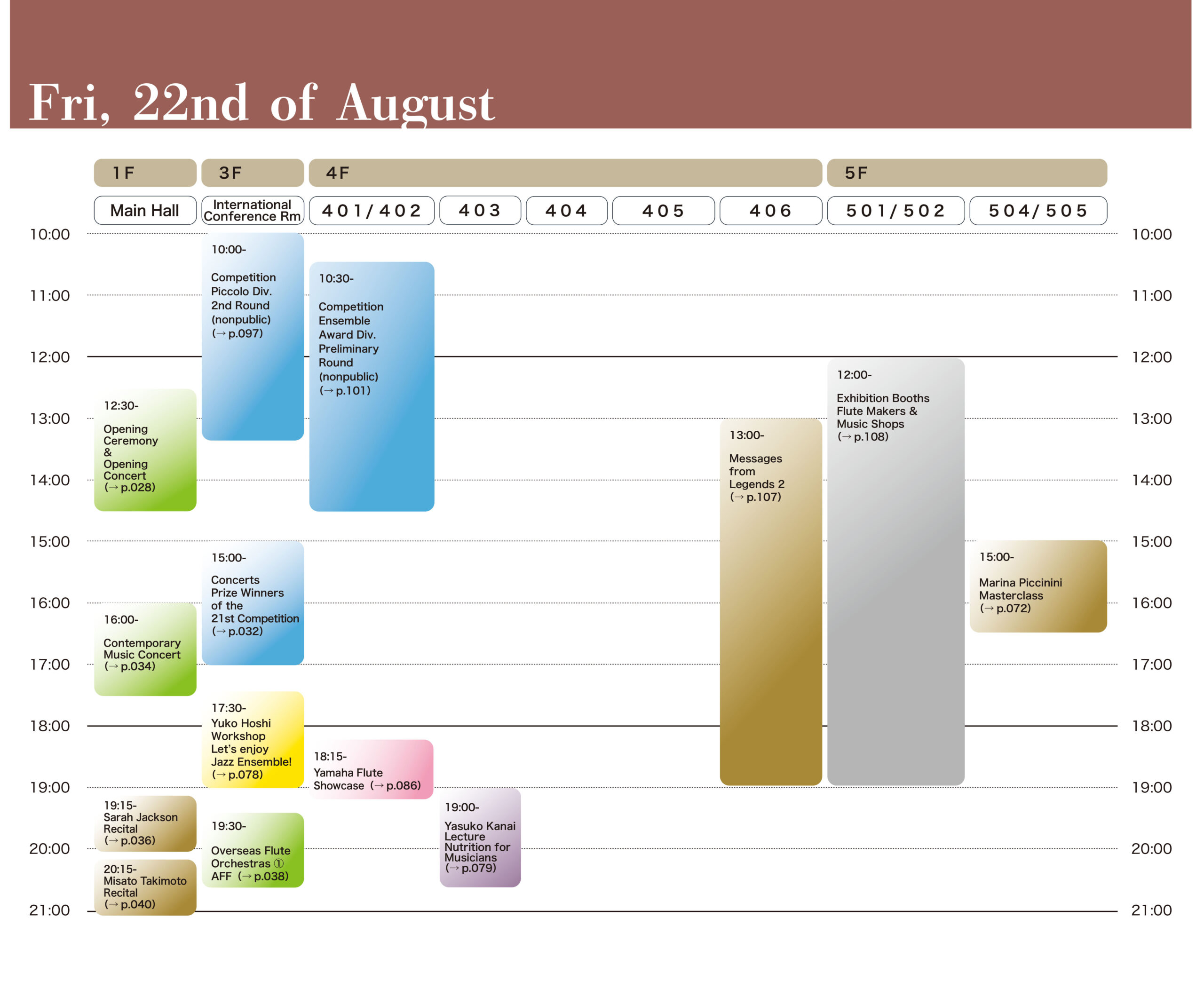 8/22 English Timetable