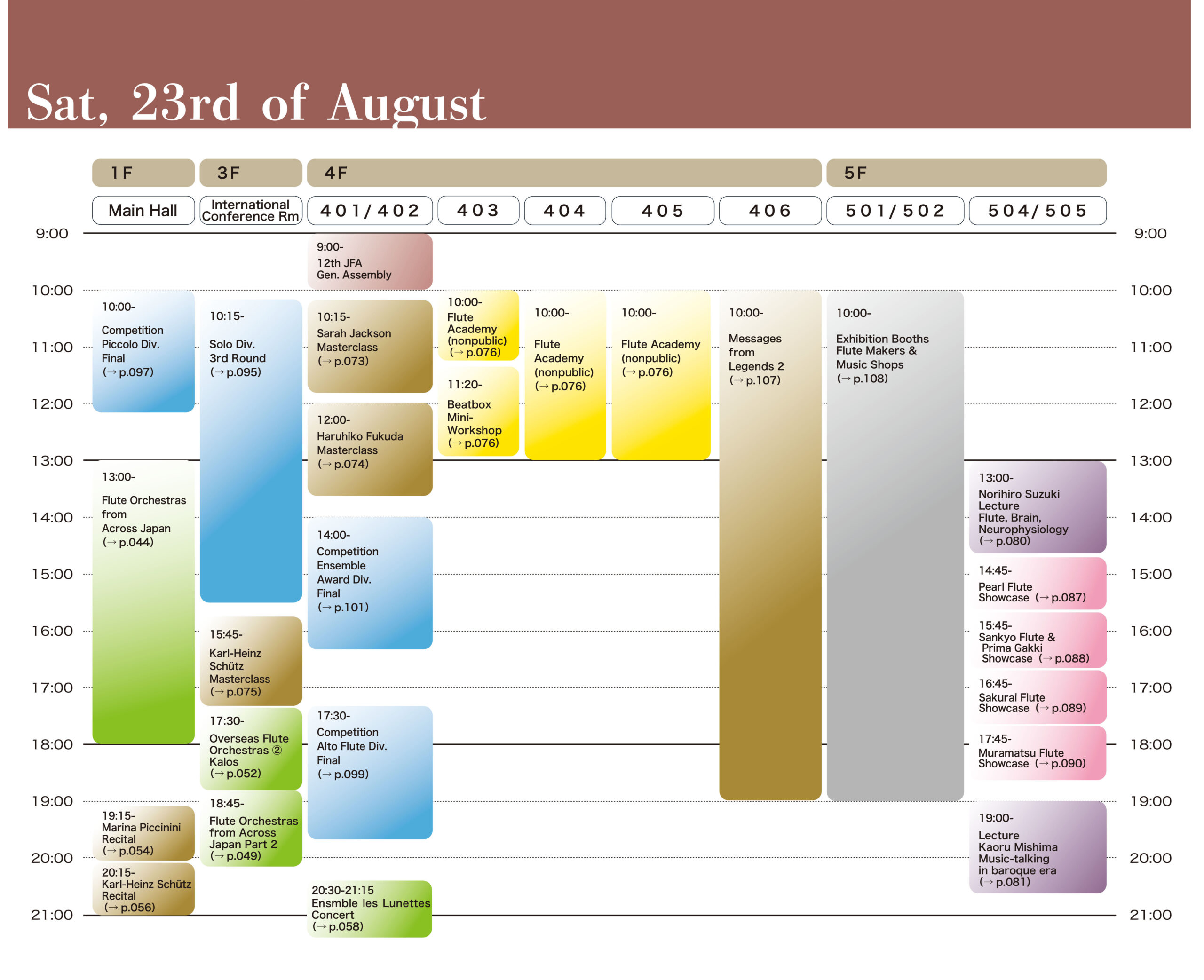8/23 English Timetable