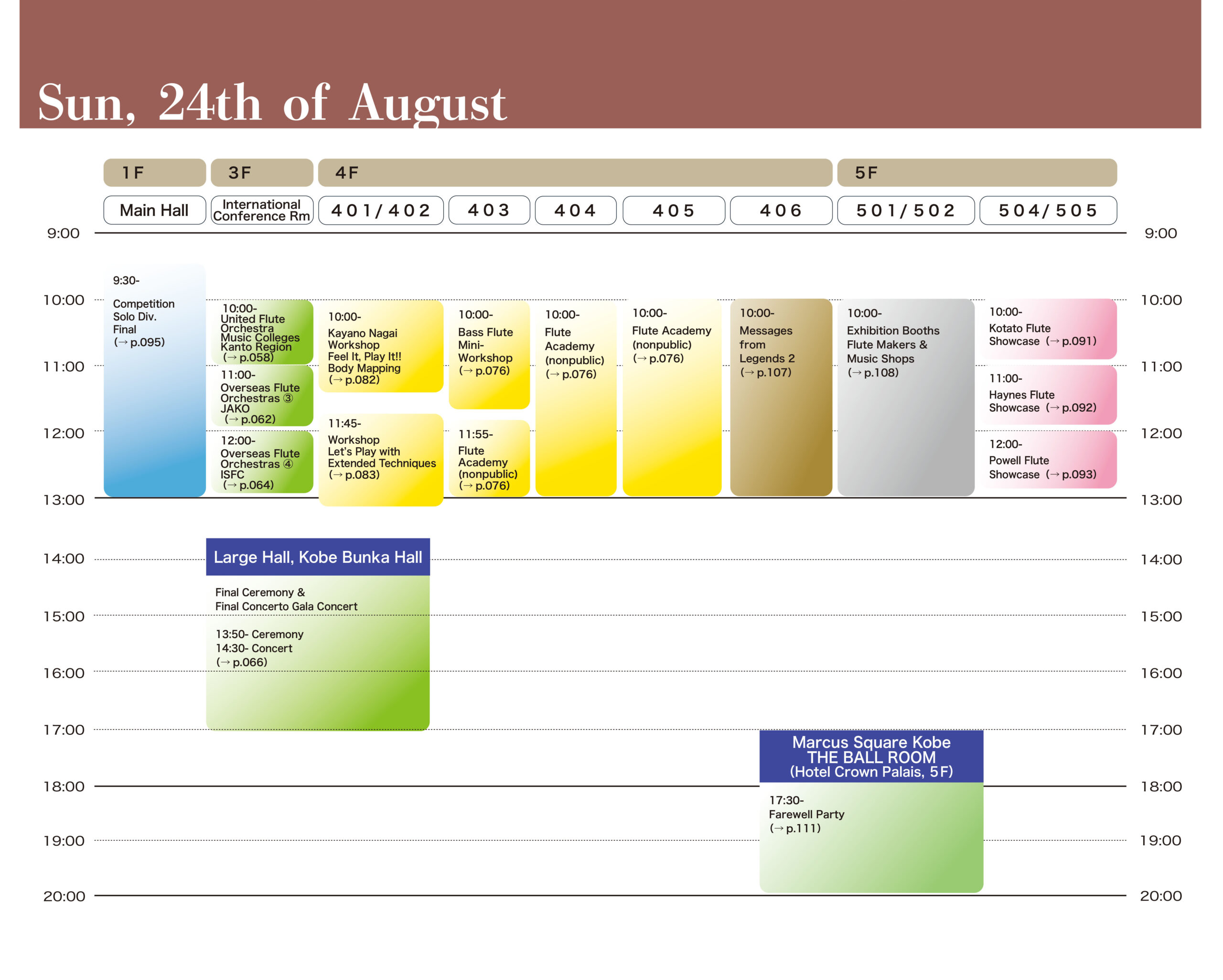 8/24 English Timetable